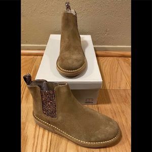 NWT Crewcuts Girls ankle boots size 32